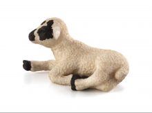 Mojo Animals: Black Faced Lamb Laying Down