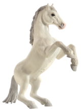 Mojo Animals: Mustang Rearing White