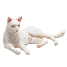 Mojo Animals: Cat Laying White