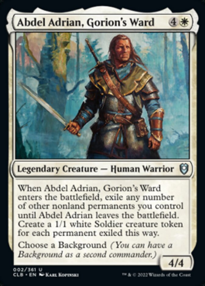 Abdel Adrian, Gorion's Ward [Foil] :: CLB