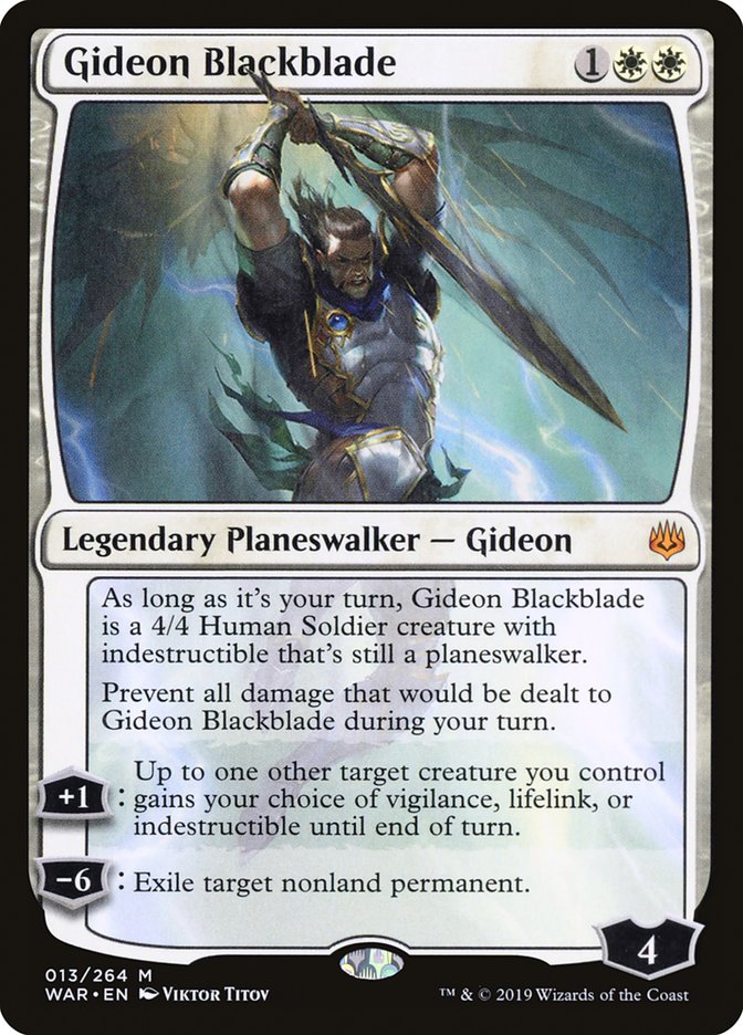 Gideon Blackblade [Foil] :: WAR