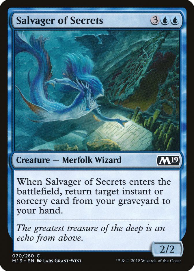 Salvager of Secrets [Foil] :: M19