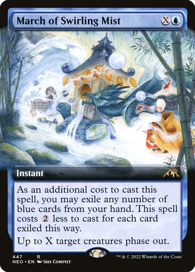 March of Swirling Mist (Extended Art) [Foil] :: NEO