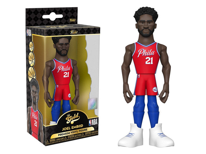 NBA: Philadephia 76ers Joel Embiid Funko Gold - Premium Vinyl Figure