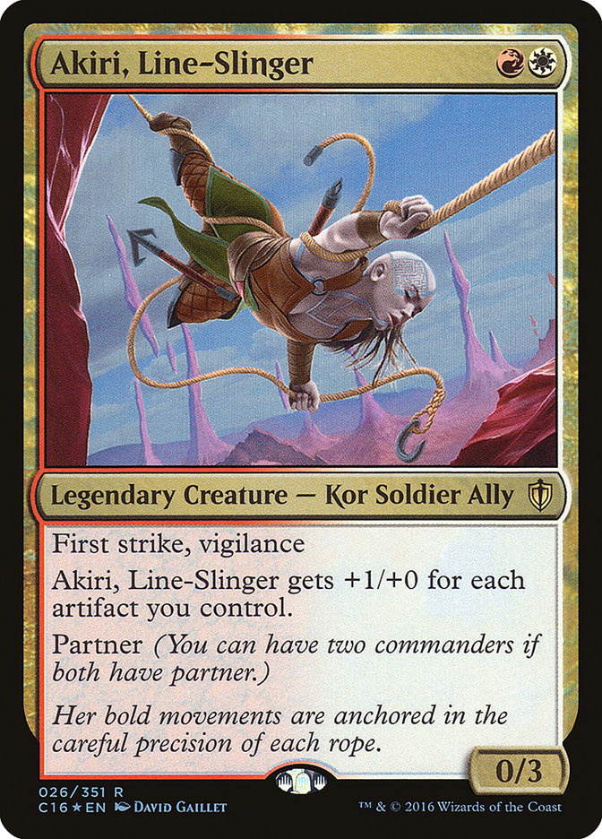 Akiri, Line-Slinger [Foil] :: C16