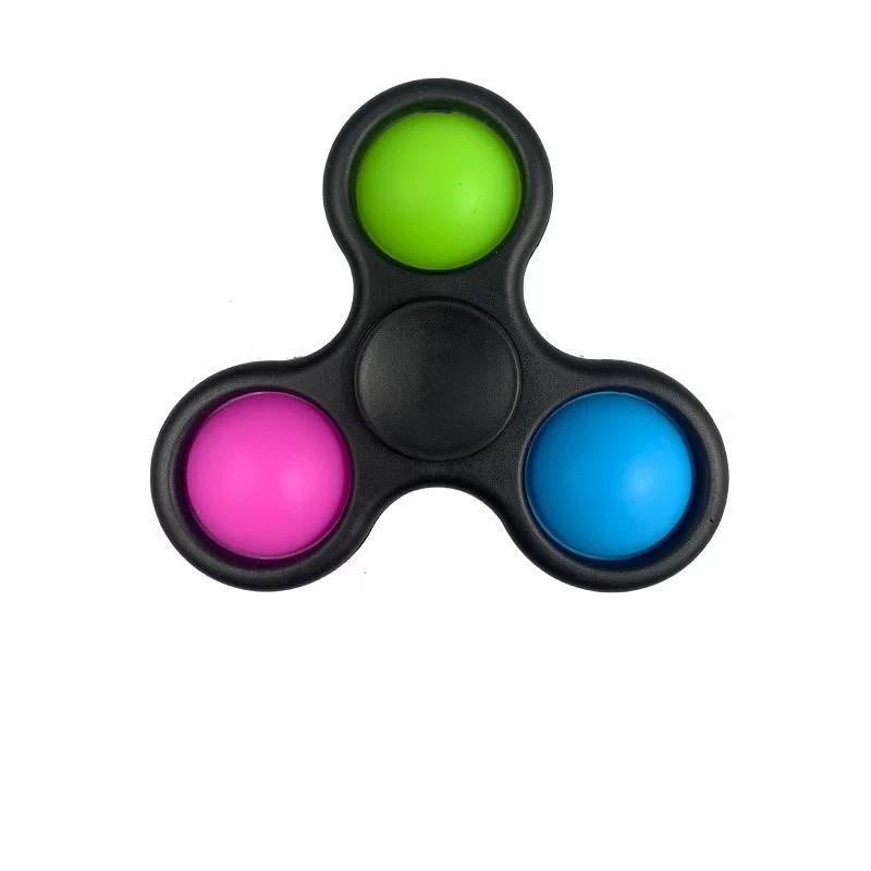 3 Digit Simplee Dimplee Fidget Spinner (Assorted Colors)