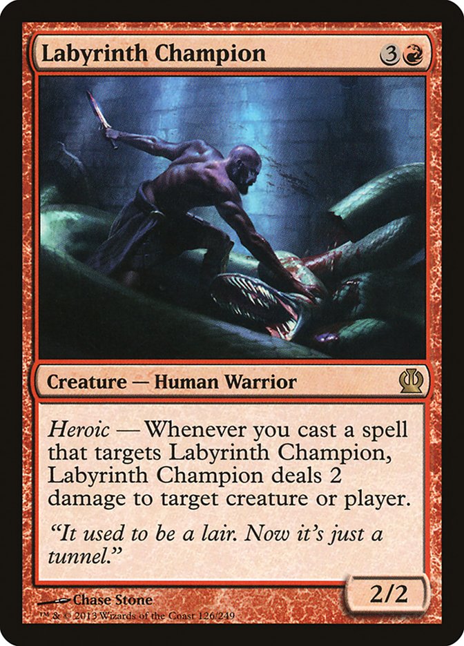 Labyrinth Champion [Foil] :: THS