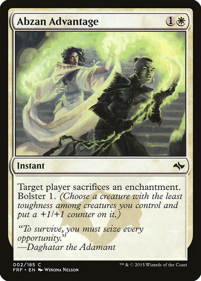 Abzan Advantage [Foil] :: FRF