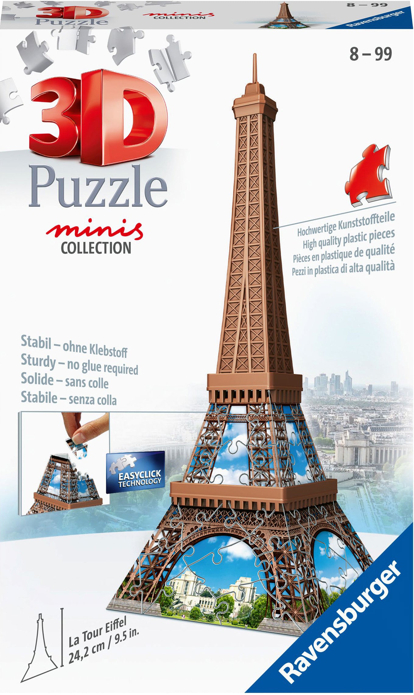 Mini Eiffel Tower (60 pc 3D Puzzle)