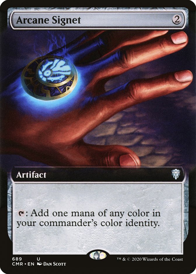 Arcane Signet (Extended Art) [Foil] :: CMR