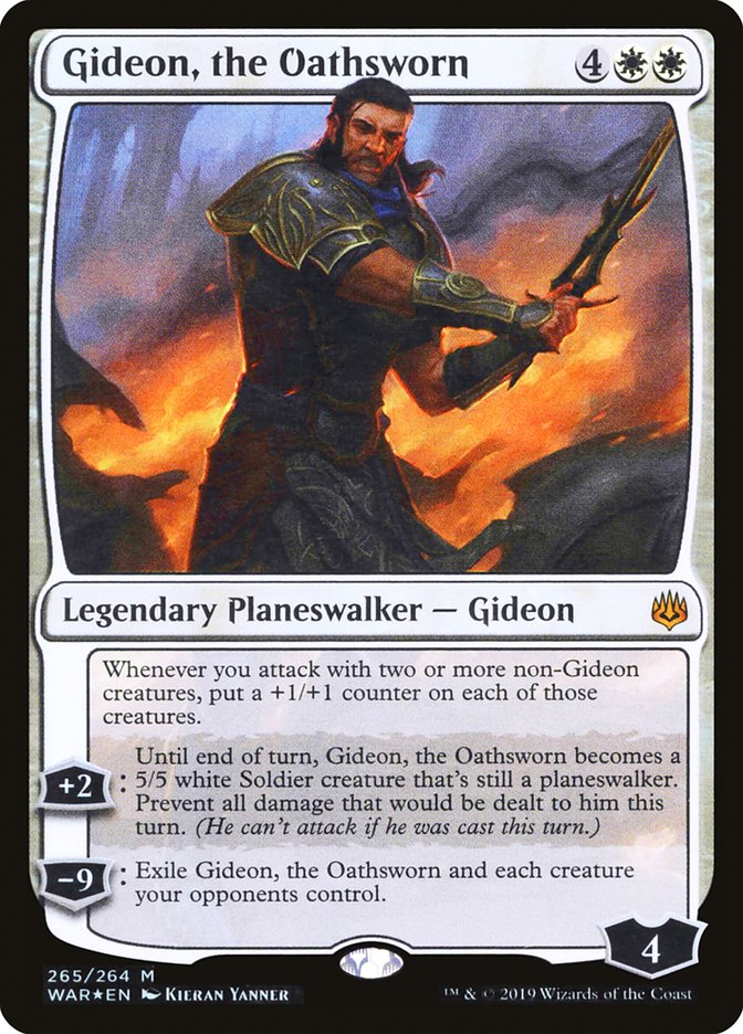 Gideon, the Oathsworn [Foil] :: WAR