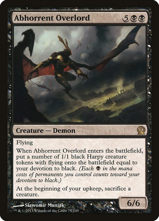 Abhorrent Overlord [Foil] :: THS
