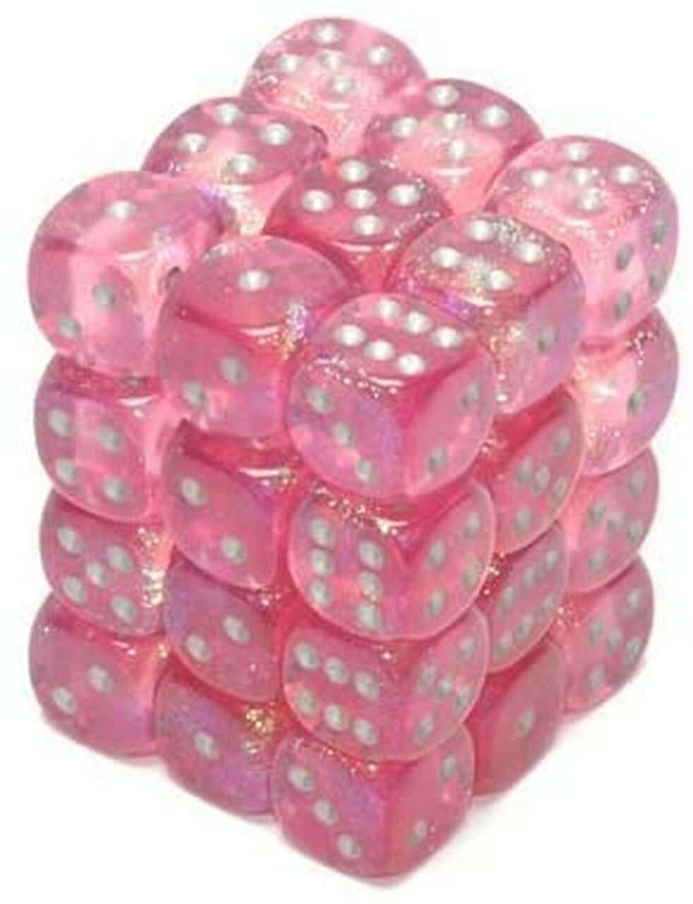 Chessex Borealis 12mm D6 Dice Block (36-Dice)