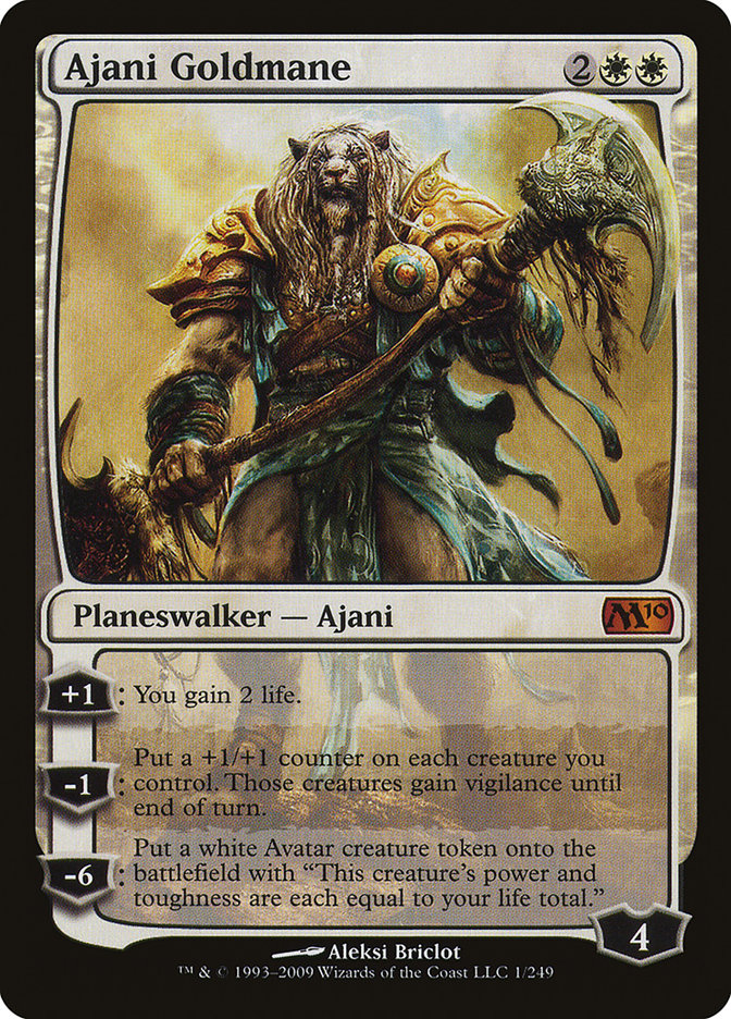 Ajani Goldmane [Foil] :: M10