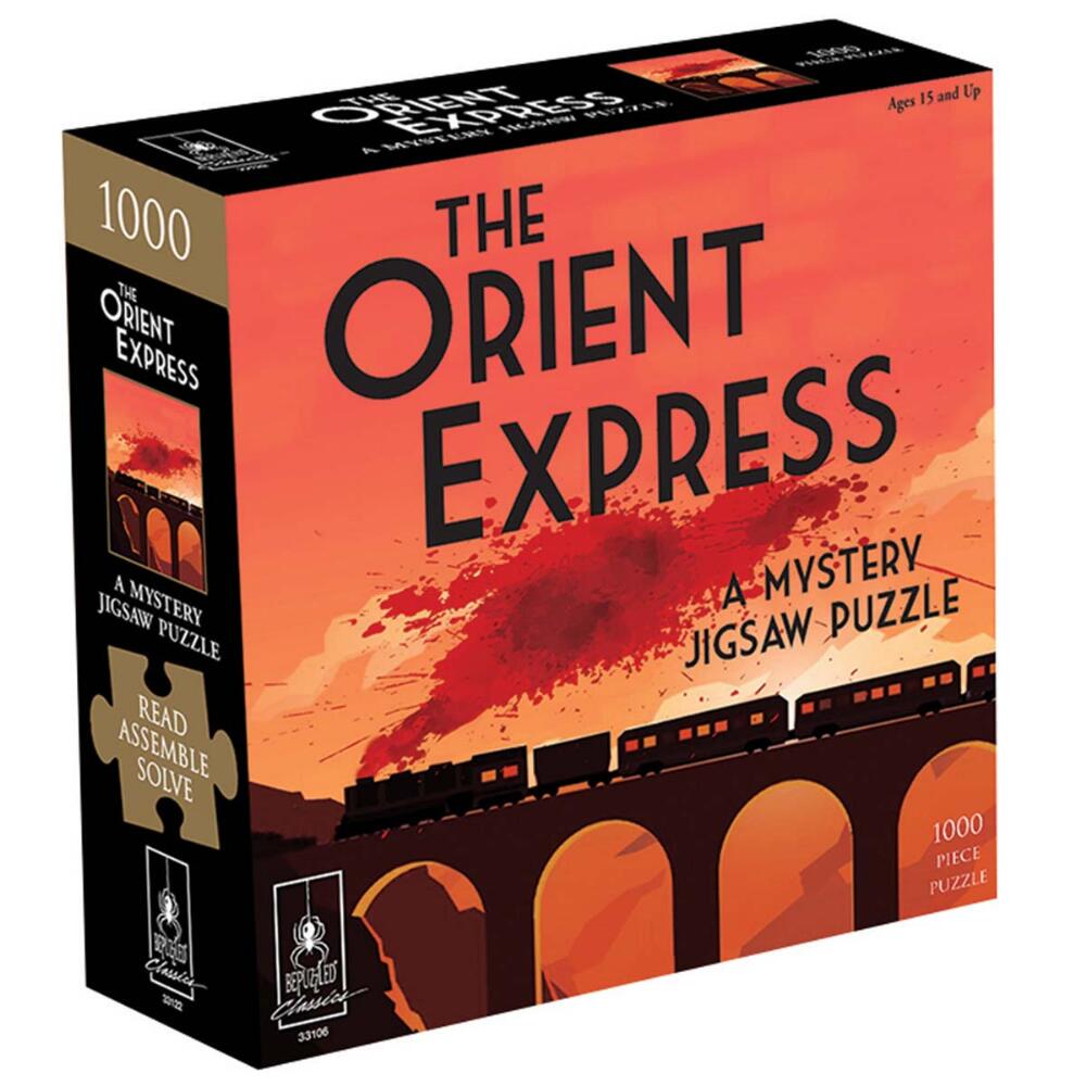 The Orient Express: A Mystery (1000 pc puzzle)