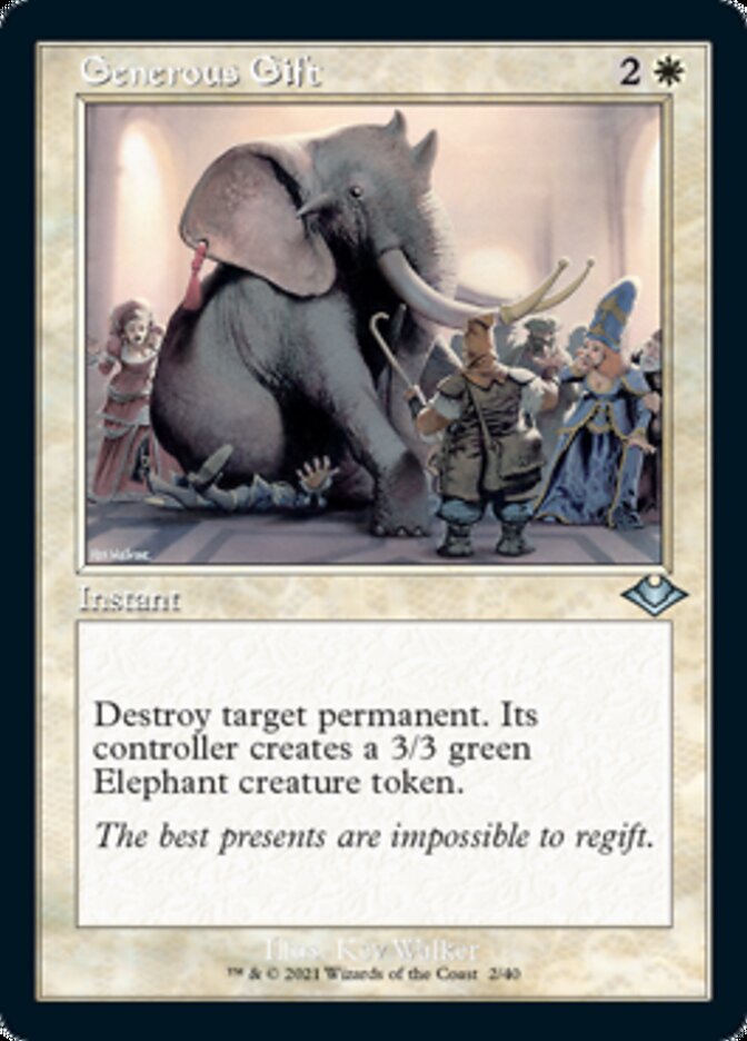 Generous Gift (Retro Frame) [Foil] :: H1R