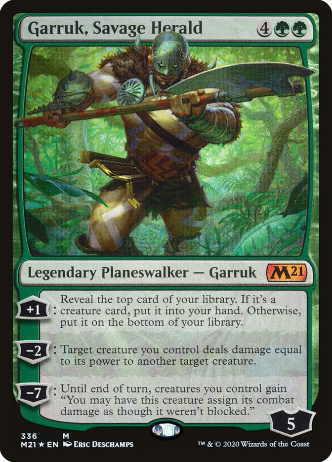 Garruk, Savage Herald [Foil] :: M21