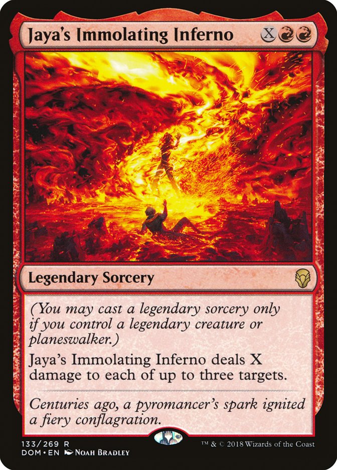 Jaya's Immolating Inferno [Foil] :: DOM