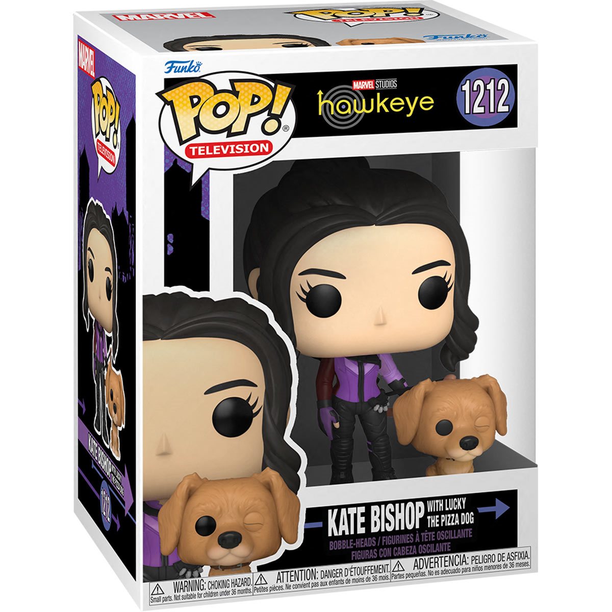 Marvel: Hawkeye - Kate Bishop with Lucky the Pizza Dog Pop! Vinyl Figure (1212)