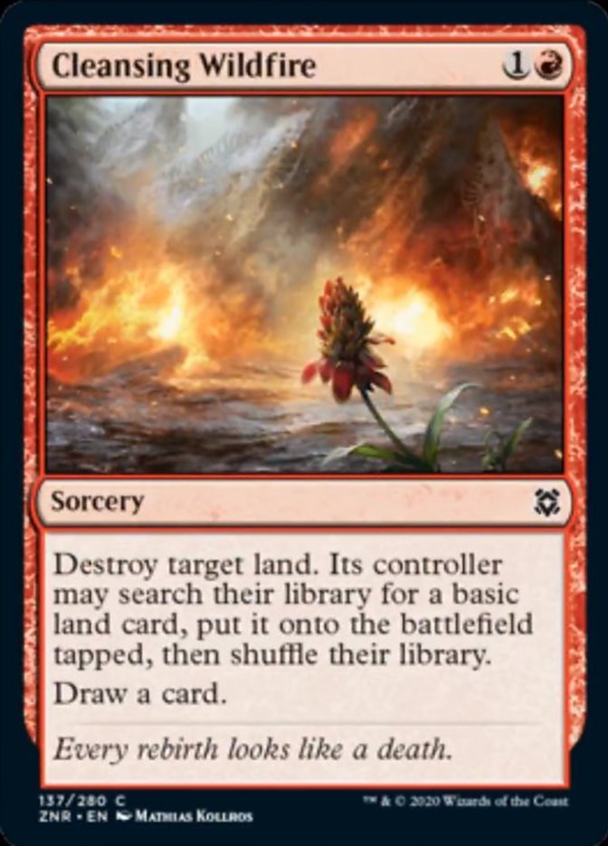 Cleansing Wildfire [Foil] :: ZNR