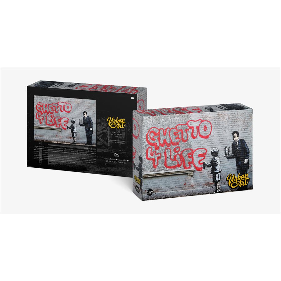 Urban Art: Banksy Ghetto 4 Life (1000 pc puzzle)