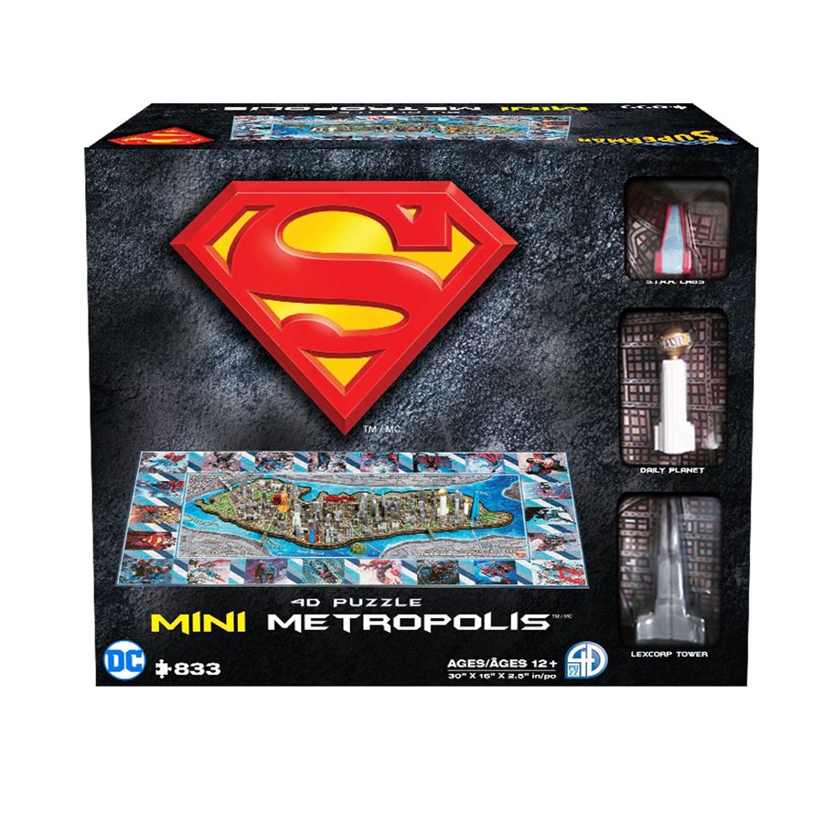 DC: Superman Metropolis (4D 833 pc puzzle)