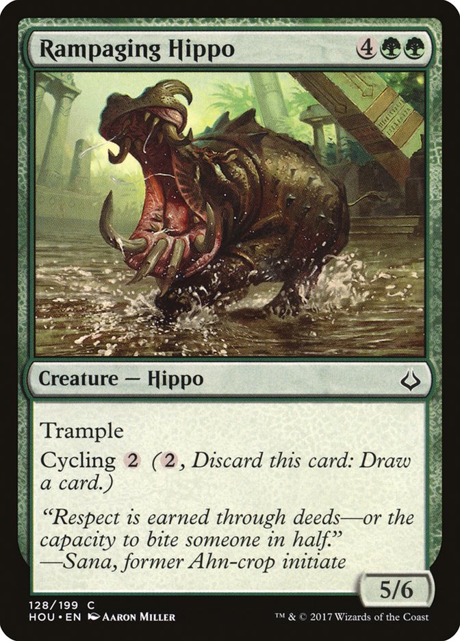 Rampaging Hippo [Foil] :: HOU