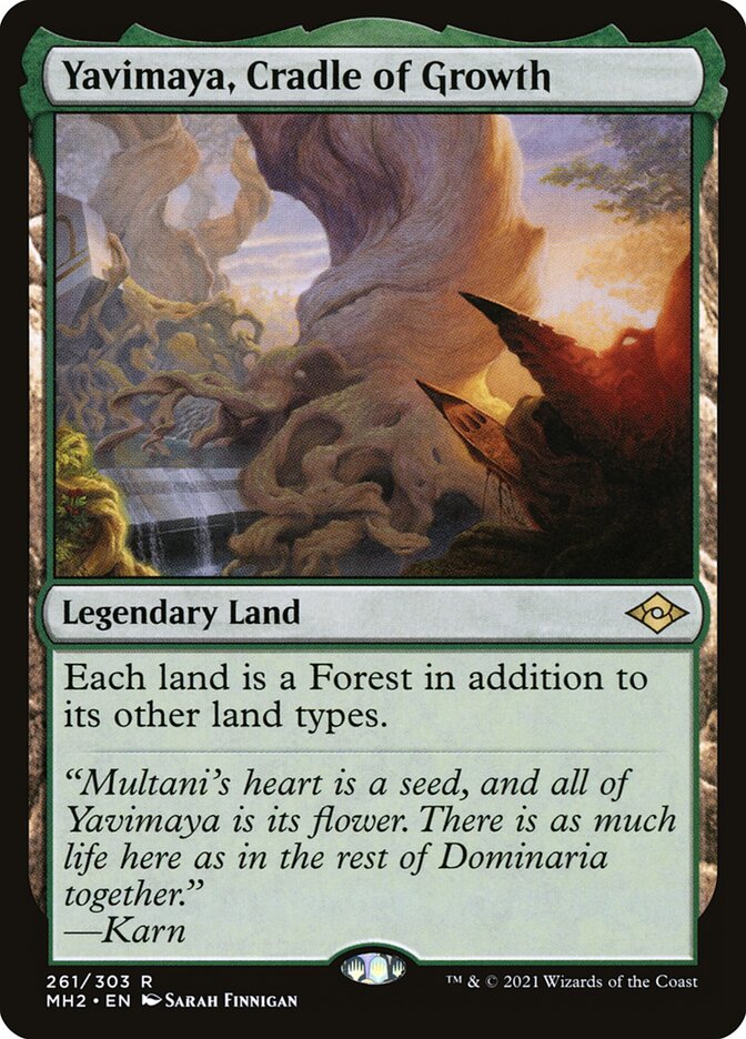 Yavimaya, Cradle of Growth [Foil] :: MH2