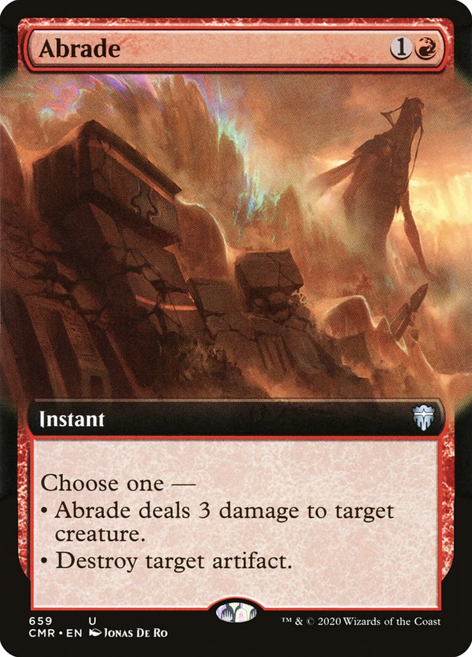 Abrade (Extended Art) [Foil] :: CMR