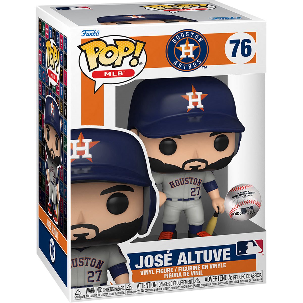 MLB: Houston Astros - Jose Altuve (Away Jersey) Pop! Vinyl Figure (76)