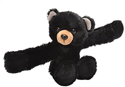 Huggers Black Bear Stuffed Animal - 8"