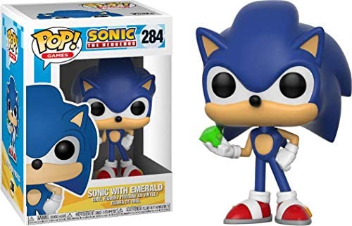 Sonic the Hedgehog: Sonic with Green Emerald Pop! Vinyl Figure (284)