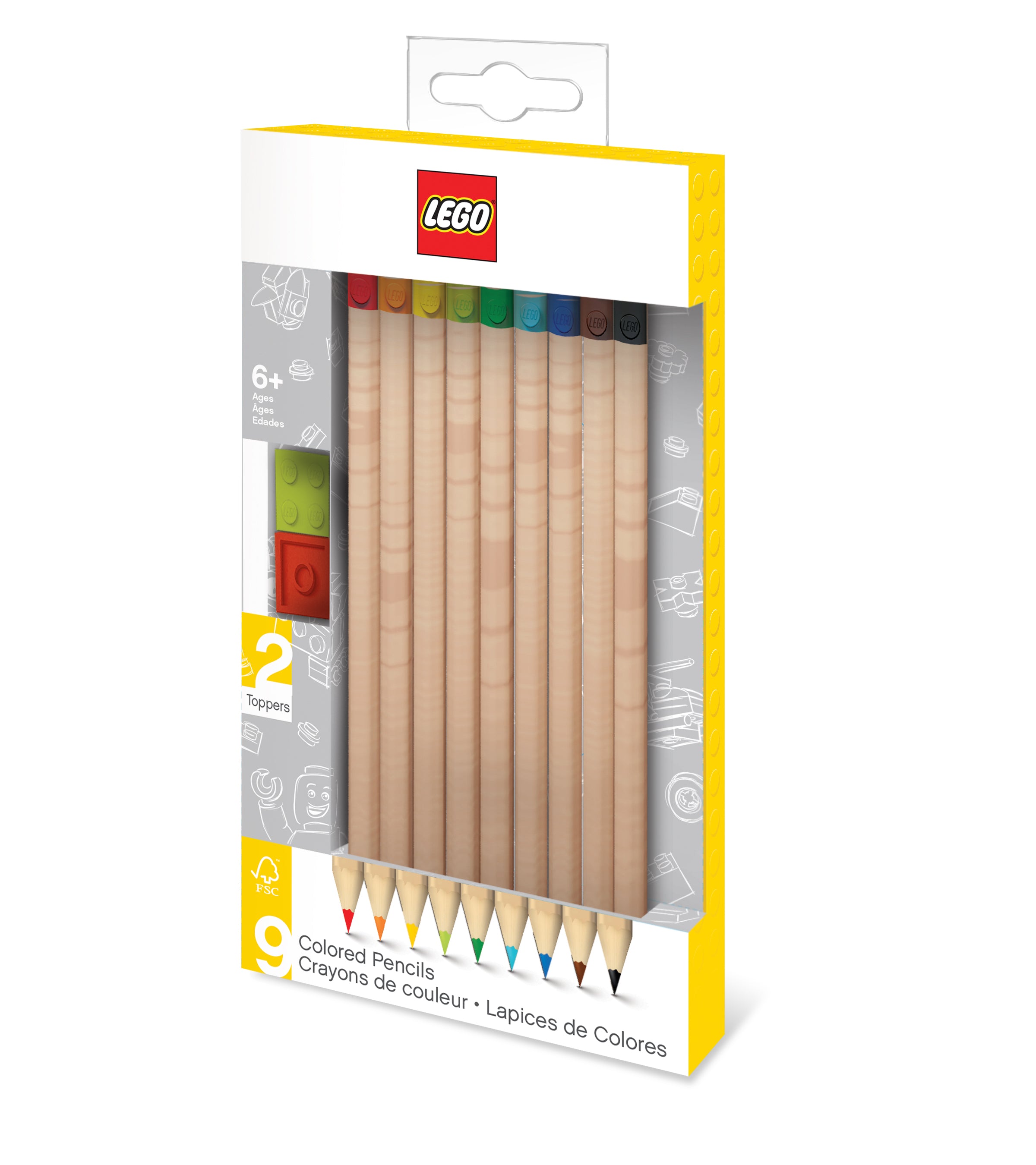 Lego Santoki Colored Pencils (9 Pack)