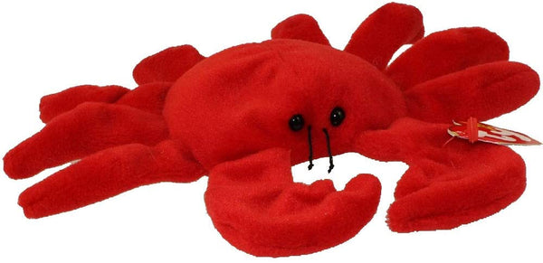 Beanie Baby: Digger the Crab (Red Body)