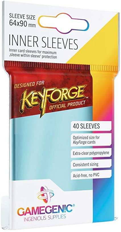 Gamegenic Sleeves: Keyforge Inner Sleeves (40 count)