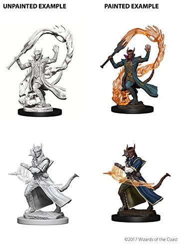 D&D Nolzur's Marvelous Unpainted Miniatures: W4 Tiefling Male Sorceror