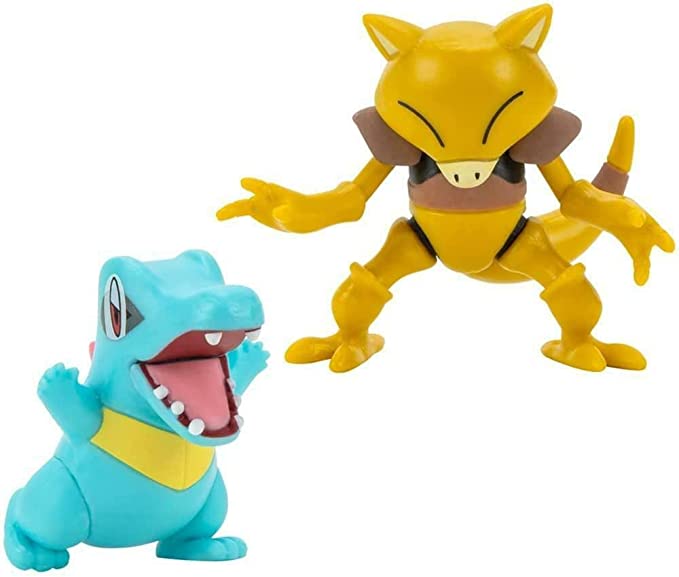 Abra + Totodile Battle Figure Pack