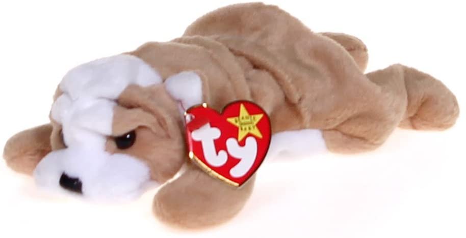 Beanie Baby: Wrinkles the Dog (Bulldog)