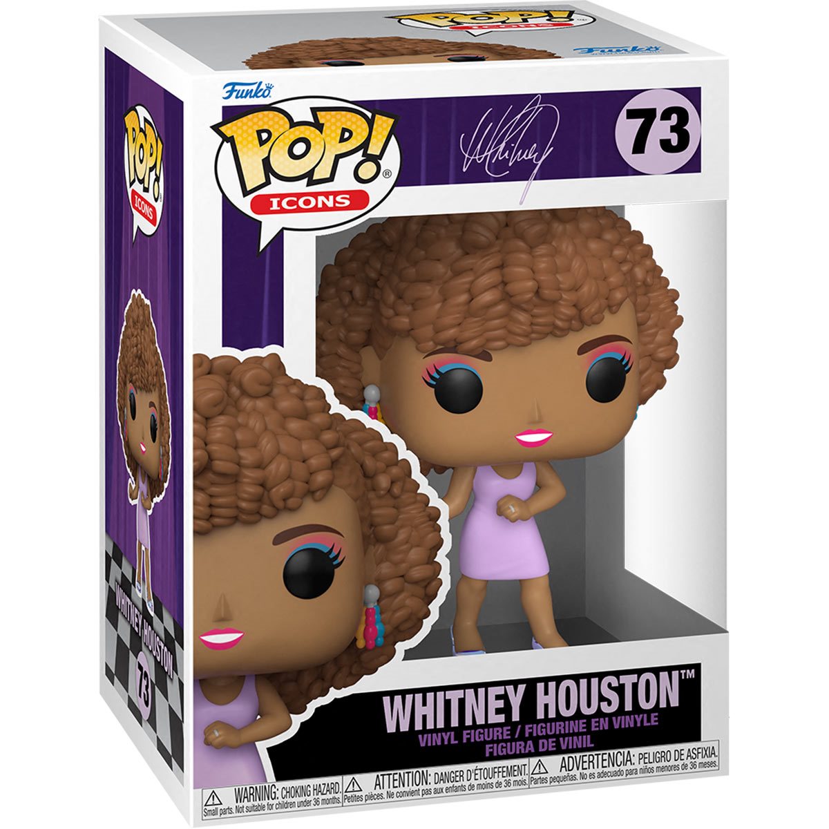 Icons: Whitney Houston (I Wanna Dance With Somebody) Pop! Vinyl Figure (73)