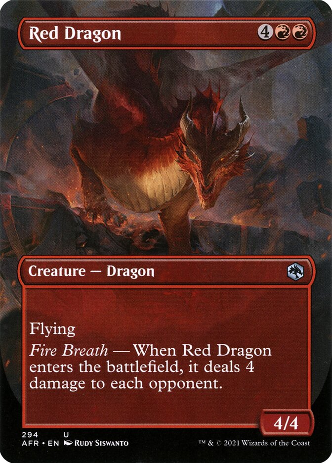Red Dragon (Borderless) [Foil] :: AFR
