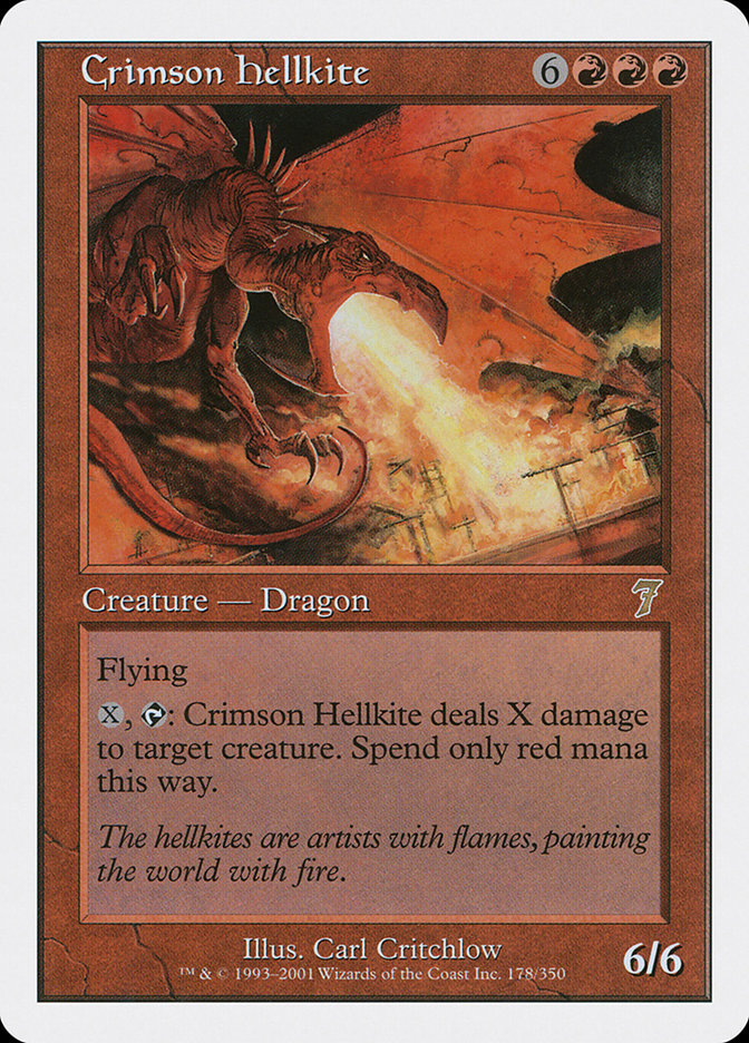 Crimson Hellkite :: 7ED