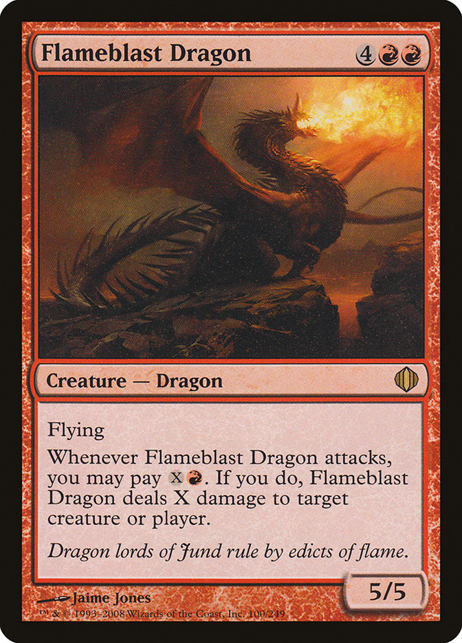 Flameblast Dragon [Foil] :: ALA