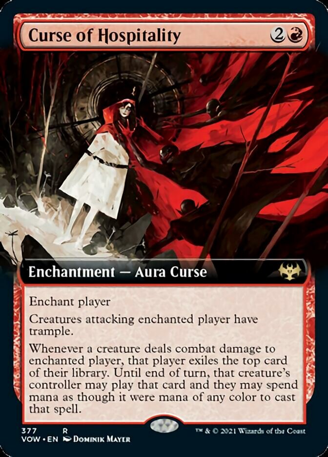 Curse of Hospitality (Extended Art) [Foil] :: VOW