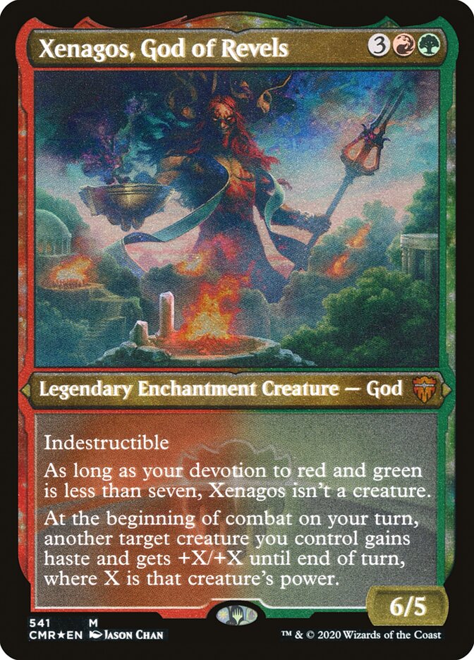 Xenagos, God of Revels (Foil Etched) [Foil] :: CMR