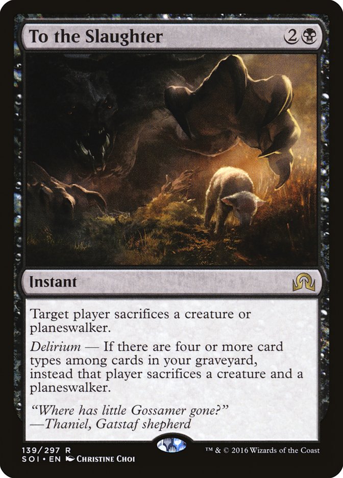 To the Slaughter [Foil] :: SOI
