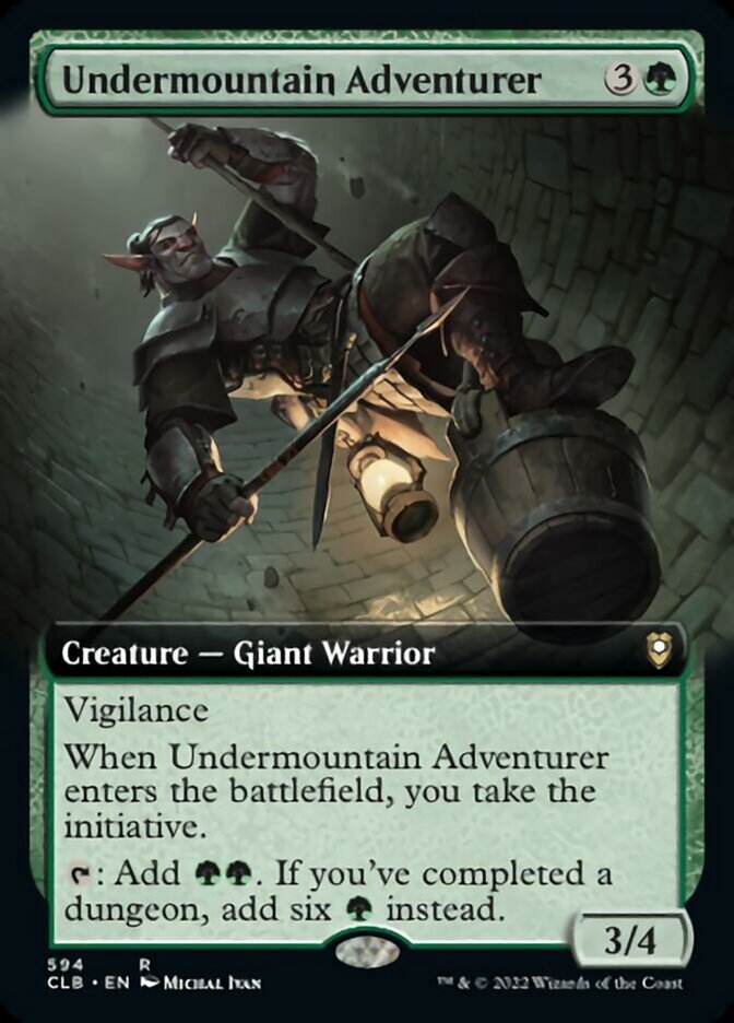 Undermountain Adventurer (Extended Art) [Foil] :: CLB