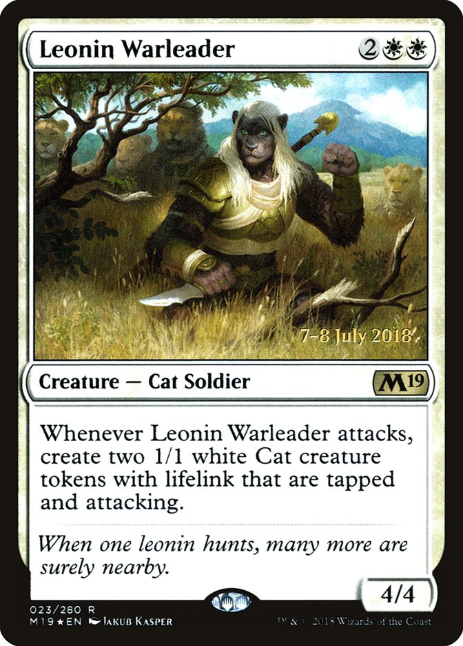 Leonin Warleader [Foil] :: PM19