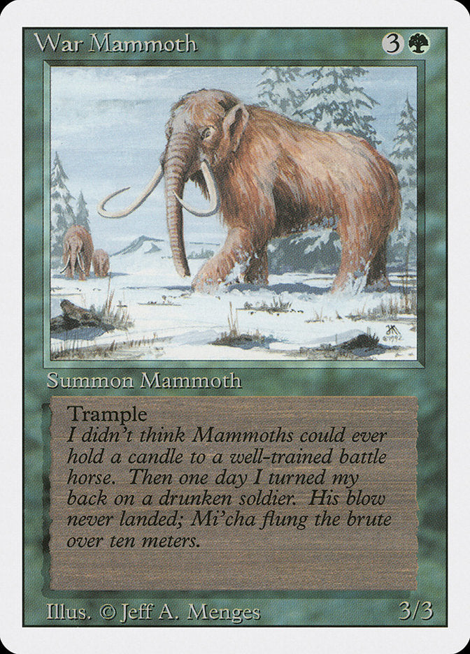 War Mammoth :: 3ED