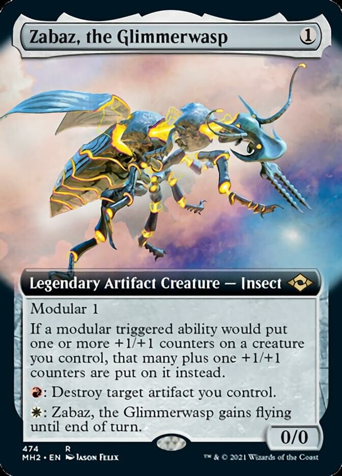 Zabaz, the Glimmerwasp (Extended Art) :: MH2