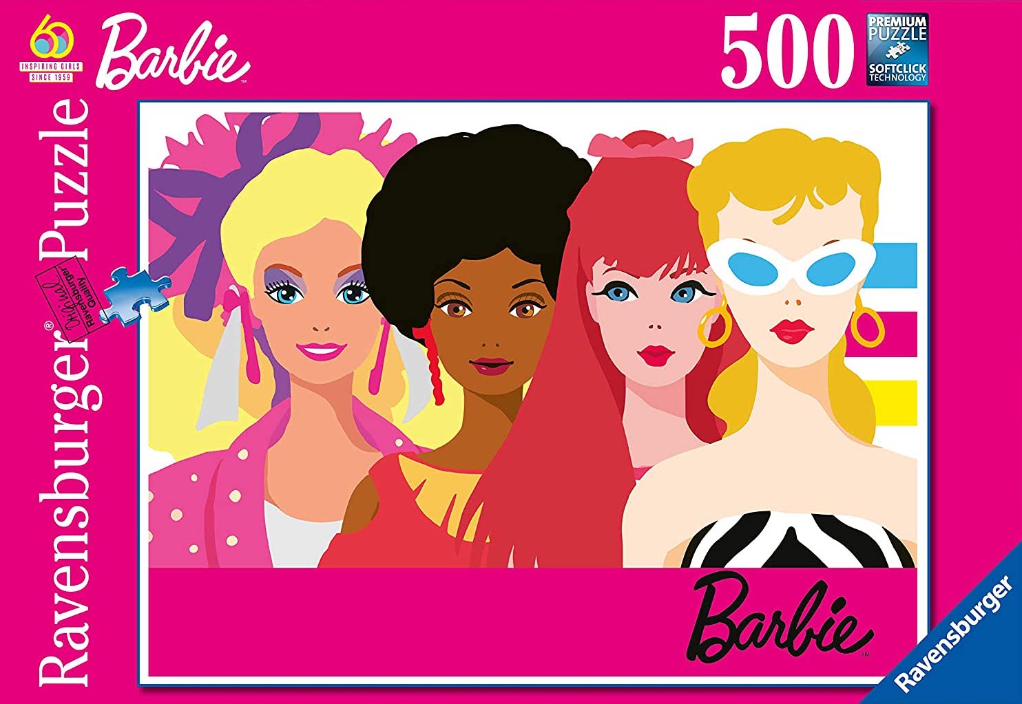 Barbie 60th Anniversary (500 pc puzzle)